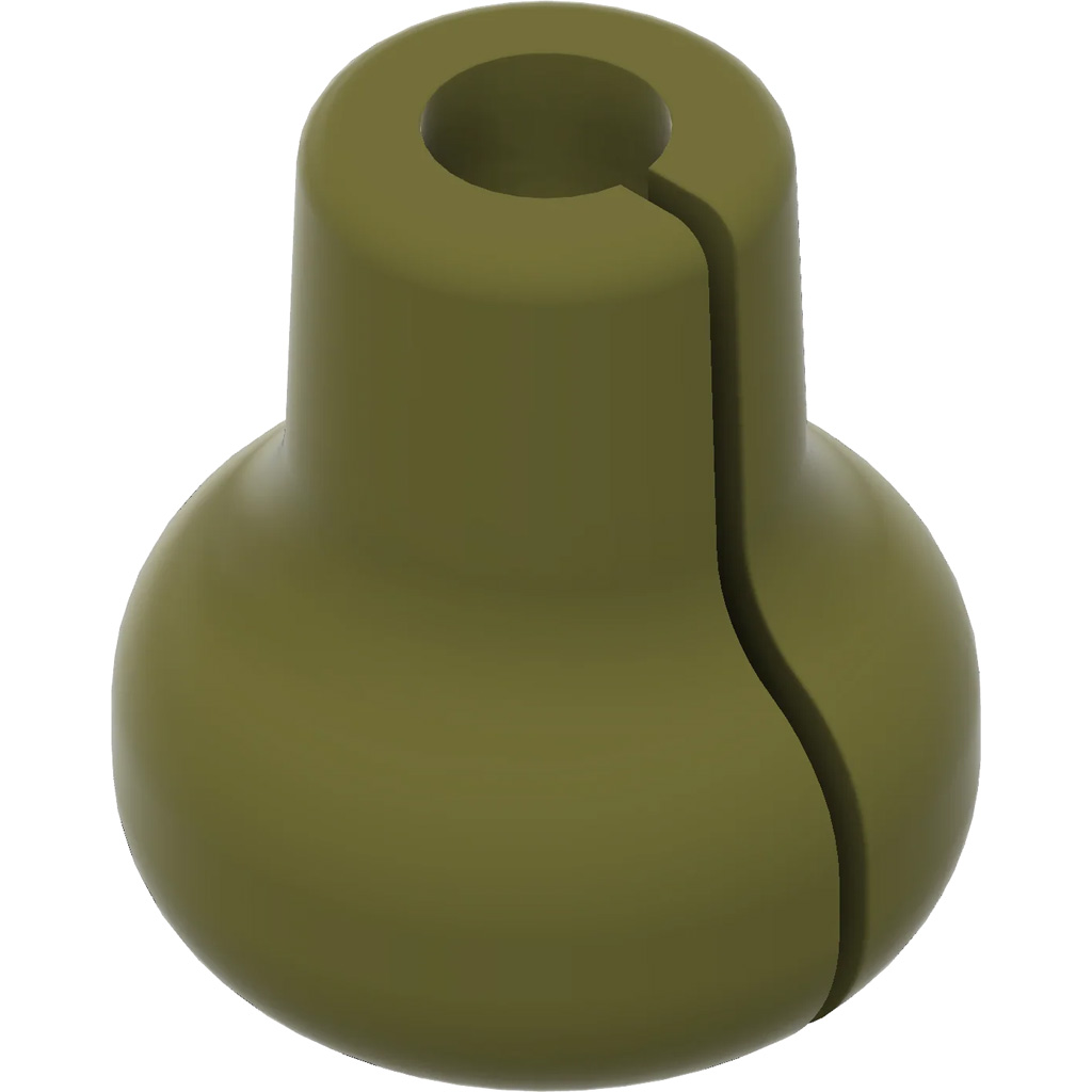 Pine Ridge Beak Button Olive Green 1 pk.