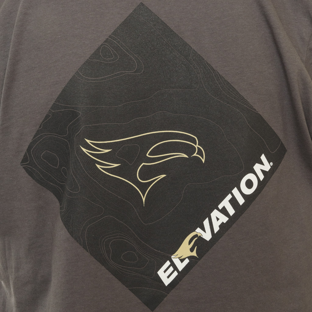 Elevation TOPO Tee Grey Medium