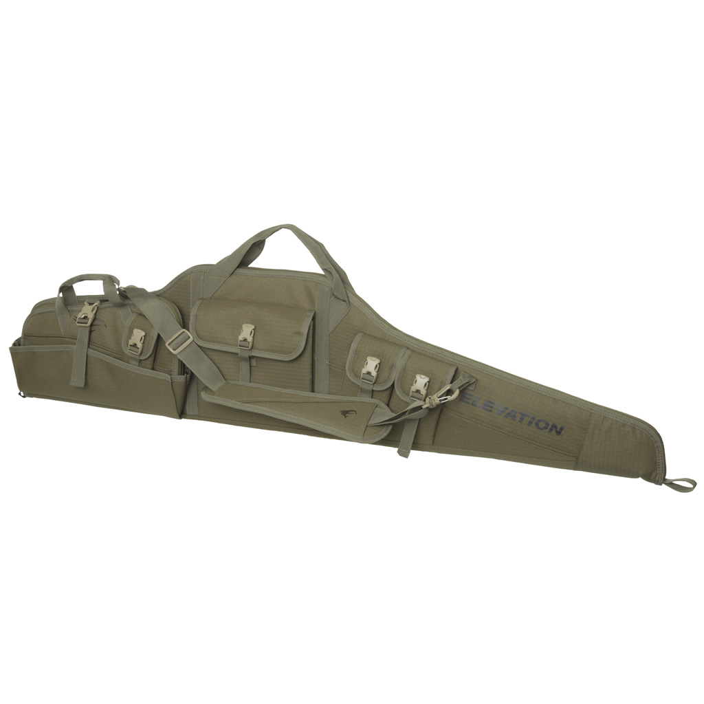 Elevation Peak Rifle/Pistol Case Combo Ambush Green 48 in. Case with 13.5 in. Rug