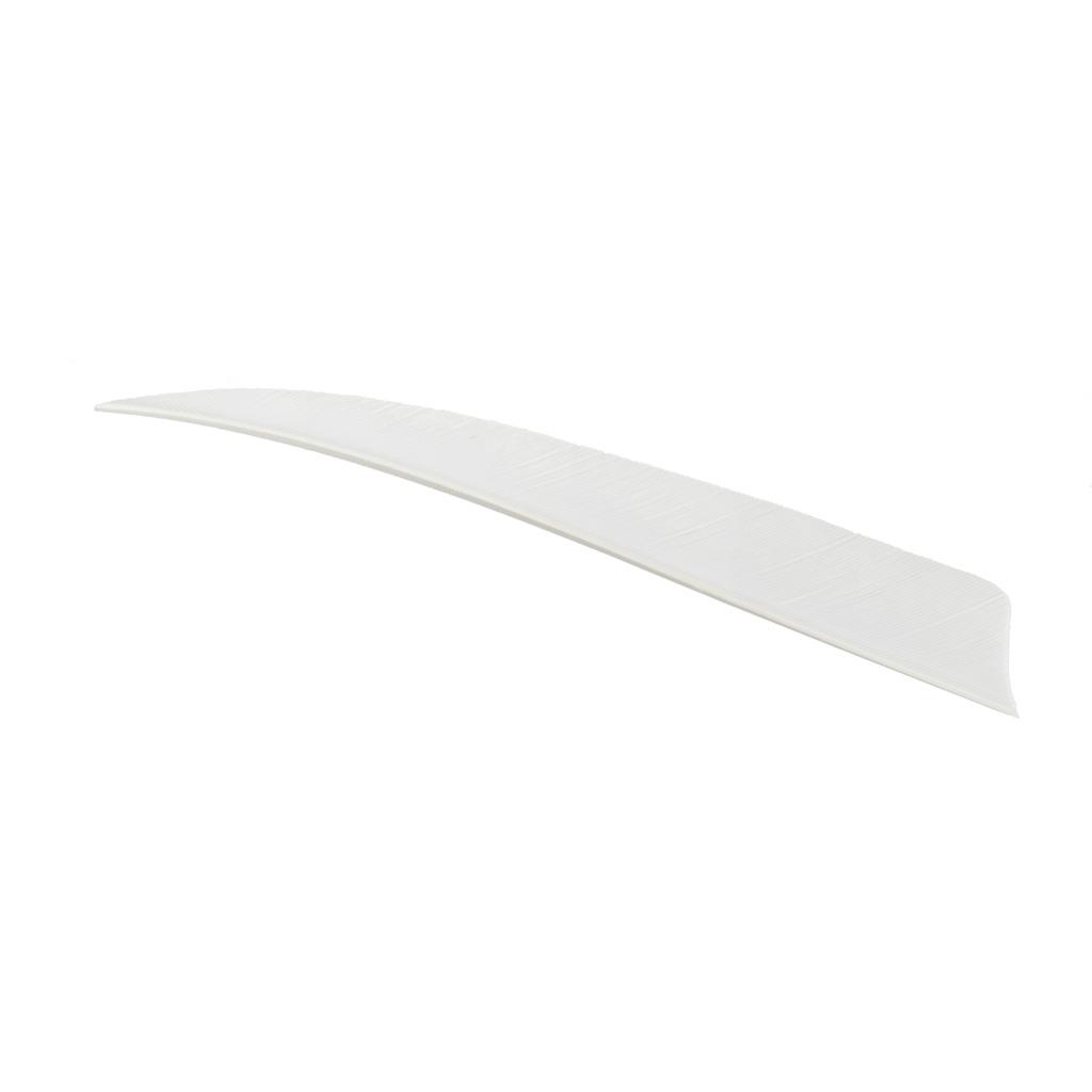 Trueflight Shield Cut Feathers White 5 in. RW 100 pk.