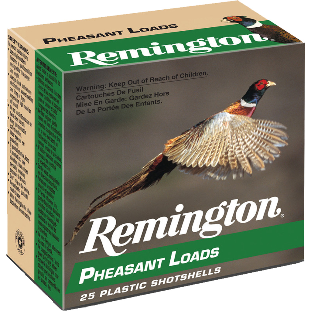 Remington Pheasant Loads 12 ga. 2.75 in. 4 Shot 25 rd.