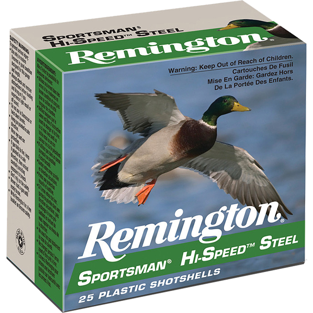 Remington Sportsman Hi-Speed Steel Loads 12 ga. 3 in. 1 1/8 oz. BB Shot 25 rd.