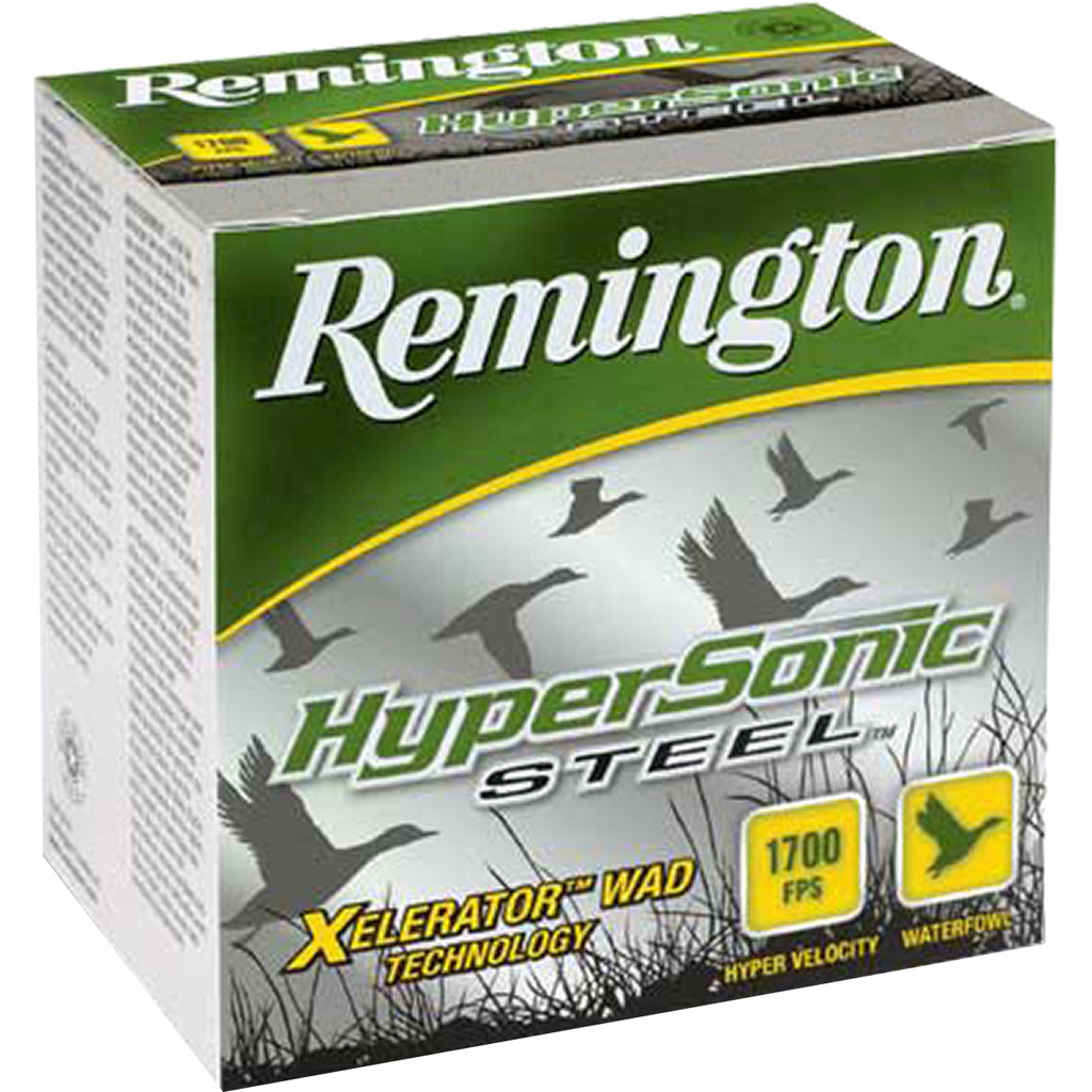 Remington HyperSonic Steel Xelerator Wad Loads 12 ga. 3 in. 1 1/4 oz. 3 Shot 25 rd.