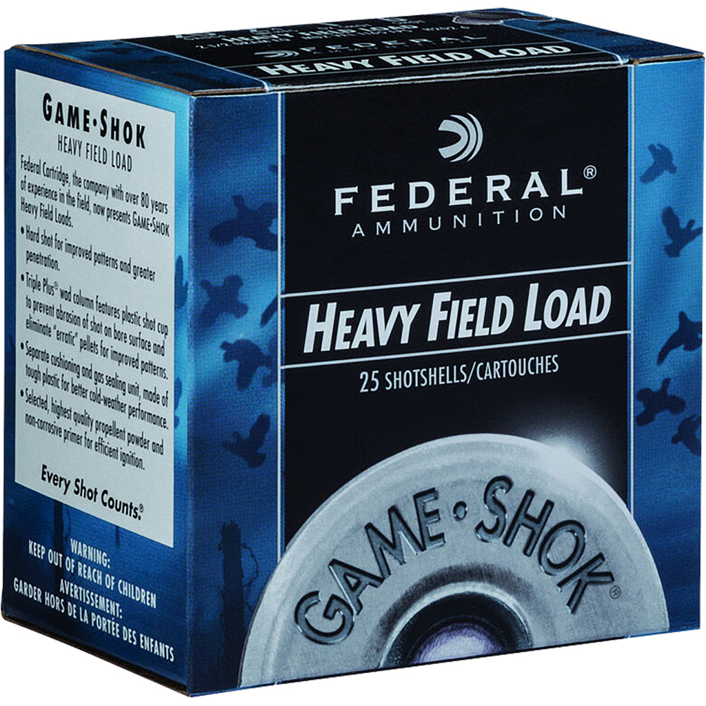 Federal Game-Shok Heavy Field Load 20 ga. 2.75 in. 1 oz. 6 Shot 25 rd.