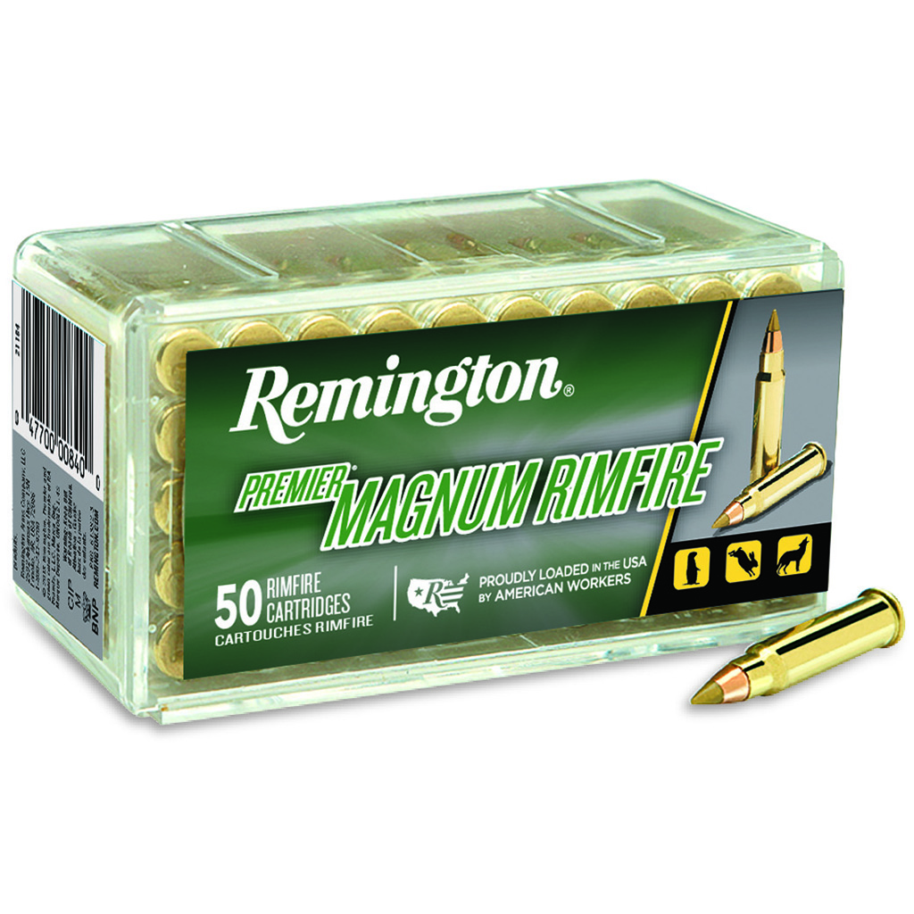 Remington Magnum Rimfire Ammo 17 HMR 17 gr. Accutip 50 rd.