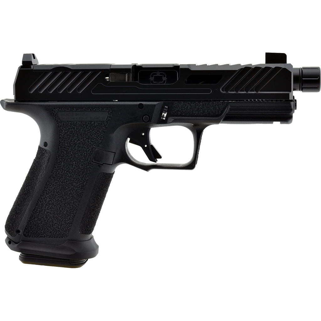 Shadow Systems MR920 Elite Slide Optic Pistol 9mm 4 in. Black Frame Threaded Barrel DLC 15 rd.