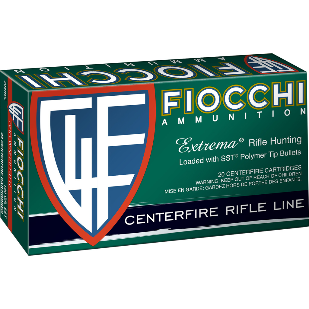 Fiocchi Hyperformance Hunt Rifle Ammo 308 Win. 180 gr. SST 20 rd.