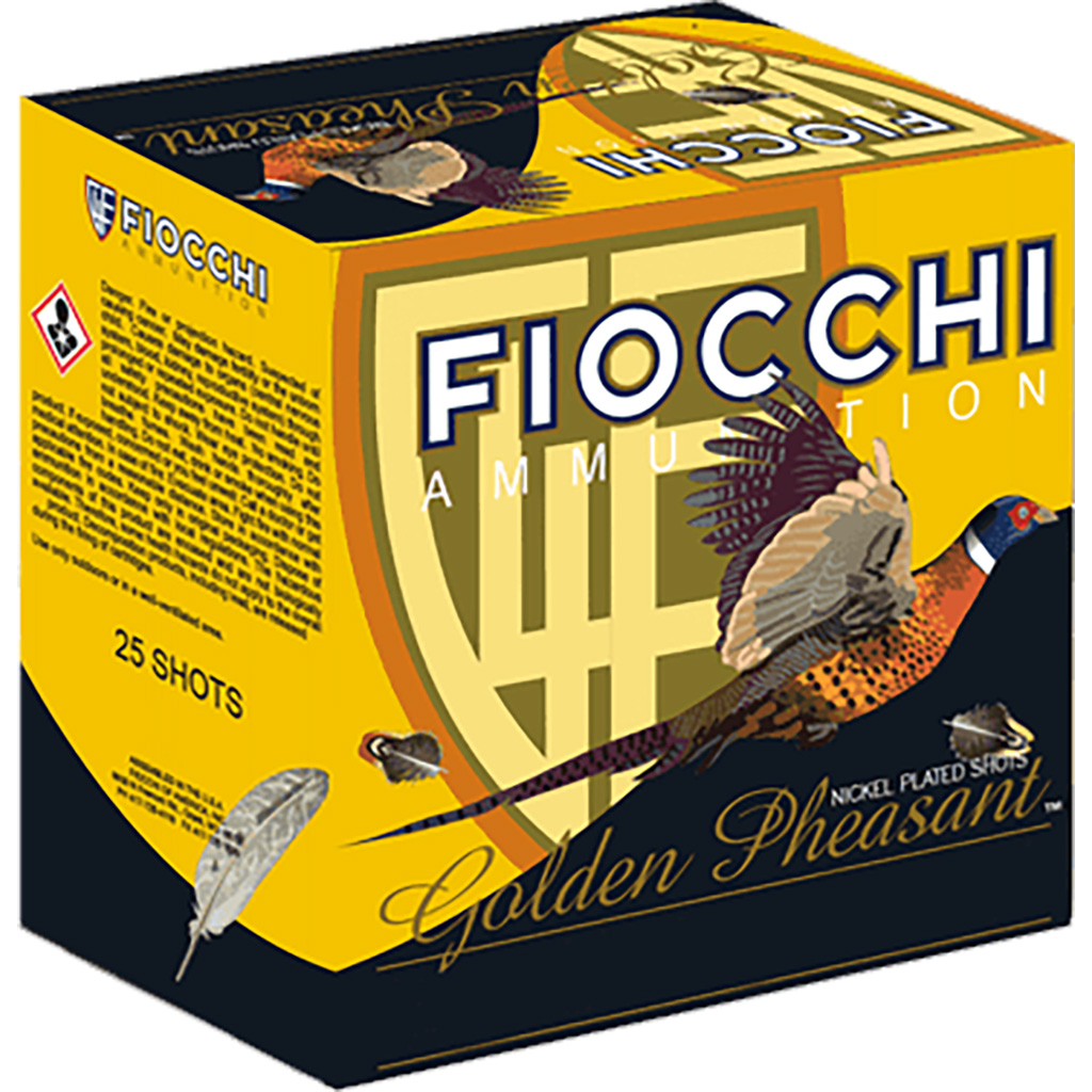 Fiocchi Golden Pheasant Shotgun Loads 12 ga. 2.75 in. 1 3/8 oz. 6 Shot 25 rd.