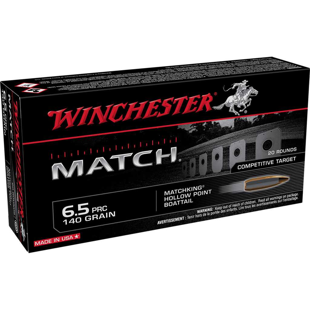 Winchester Match Rifle Ammo 6.5 PRC 140 gr. BTHP 20 rd.