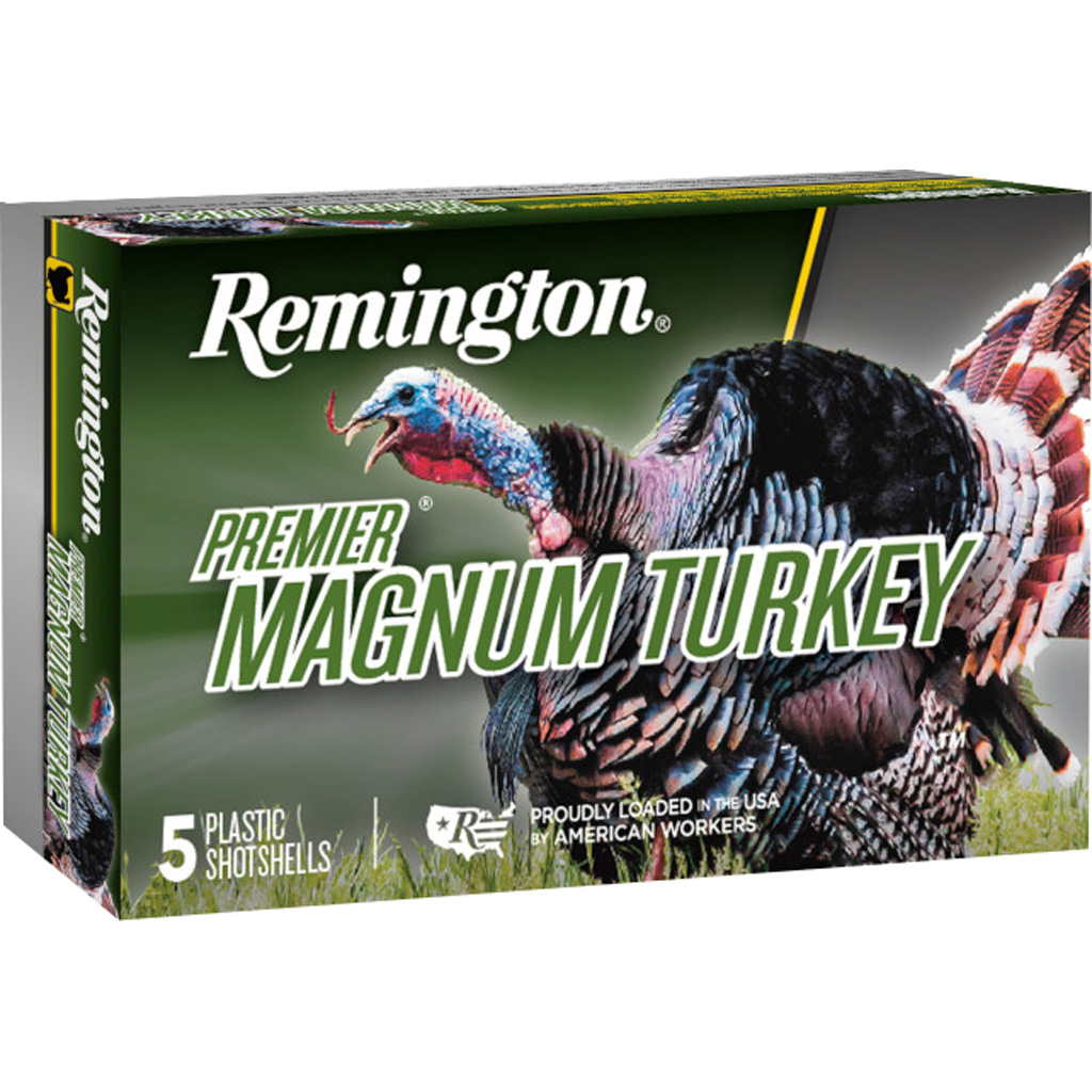 Remington Premier Magnum Turkey Loads 10 ga. 3.5 in. 2 1/4 oz. 4 Shot 5 rd.