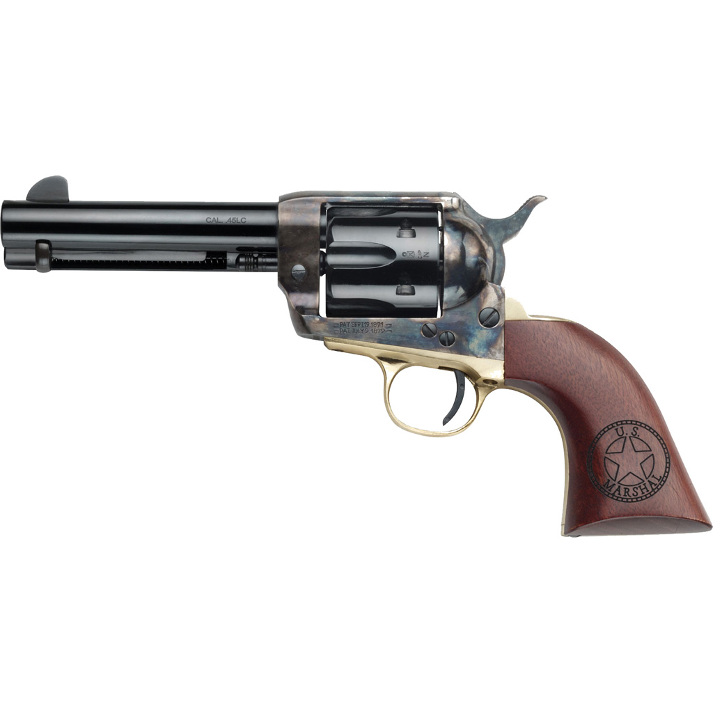 Pietta 1873 GWII US Marshal Revolver 45 LC 4.75 in. Walnut Grip w/ 45 ACP Cylinder