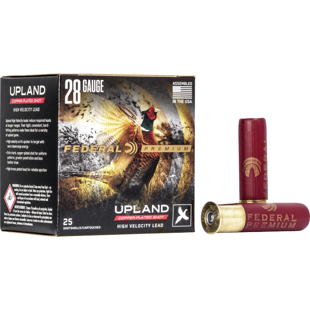 Federal Premium Upland Wing-Shok Ammo 28 ga. 2.75 in. 3/4 oz. 7.5 Shot 25 rd.