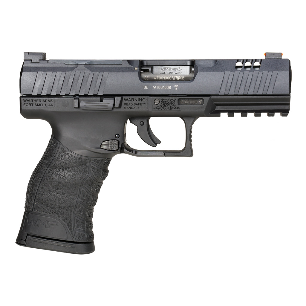 Walther WMP Optic Ready Pistol 22 WMR 4.5 in. Black 15 rd.