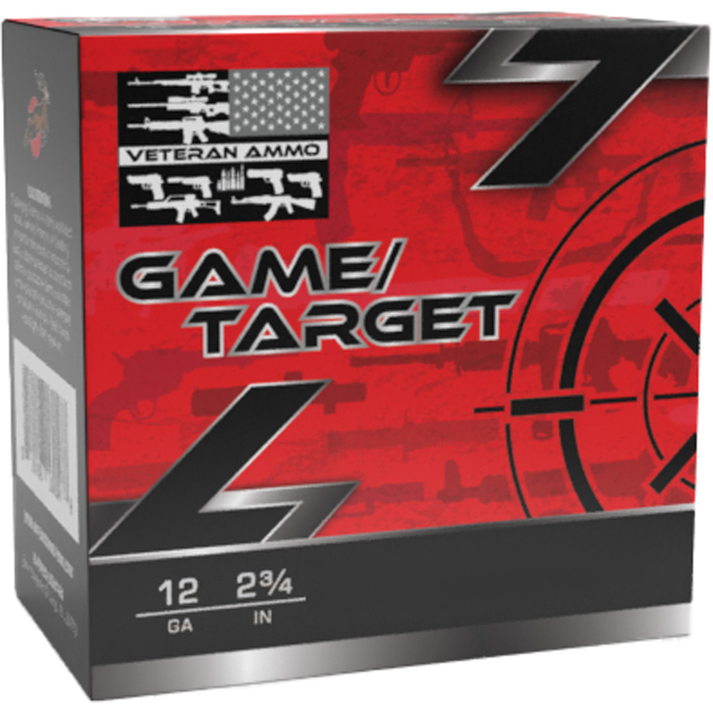 Veteran Ammo Game & Target Load 12 ga. 2.75 in. 1 oz. 1300 FPS 7.5 Shot 25 rd.