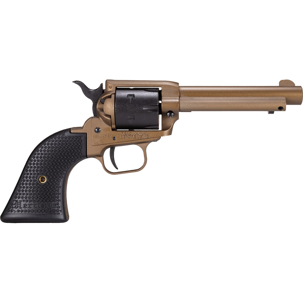 Heritage Rough Rider Cerakote Revolver 22 LR. 4.75 in. Burnt Bronze 6 rd.