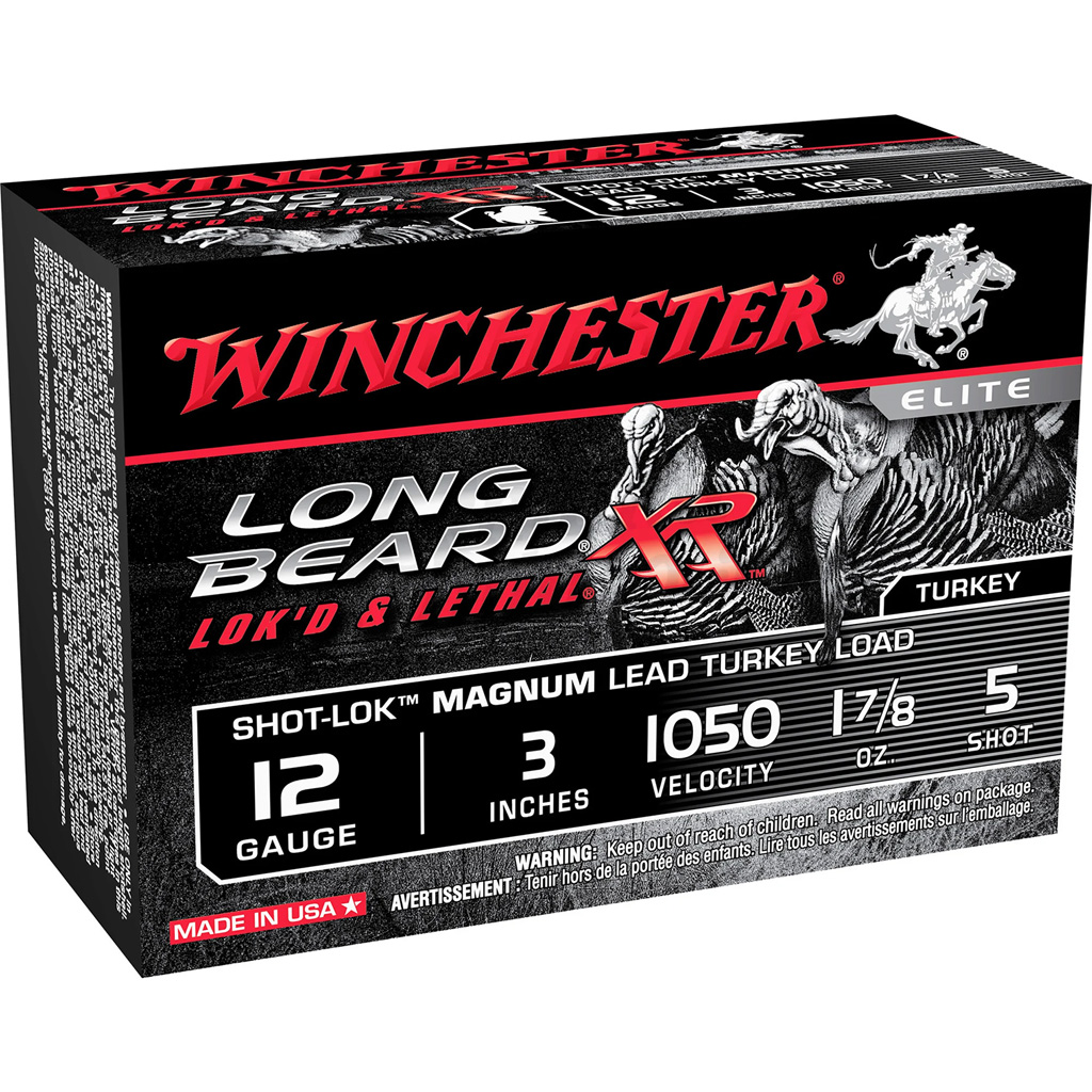 Winchester Long Beard XR Shotgun Ammo 12 ga. 3 in. 1.75 oz. 5 Shot NWTF Anniversary 10rd