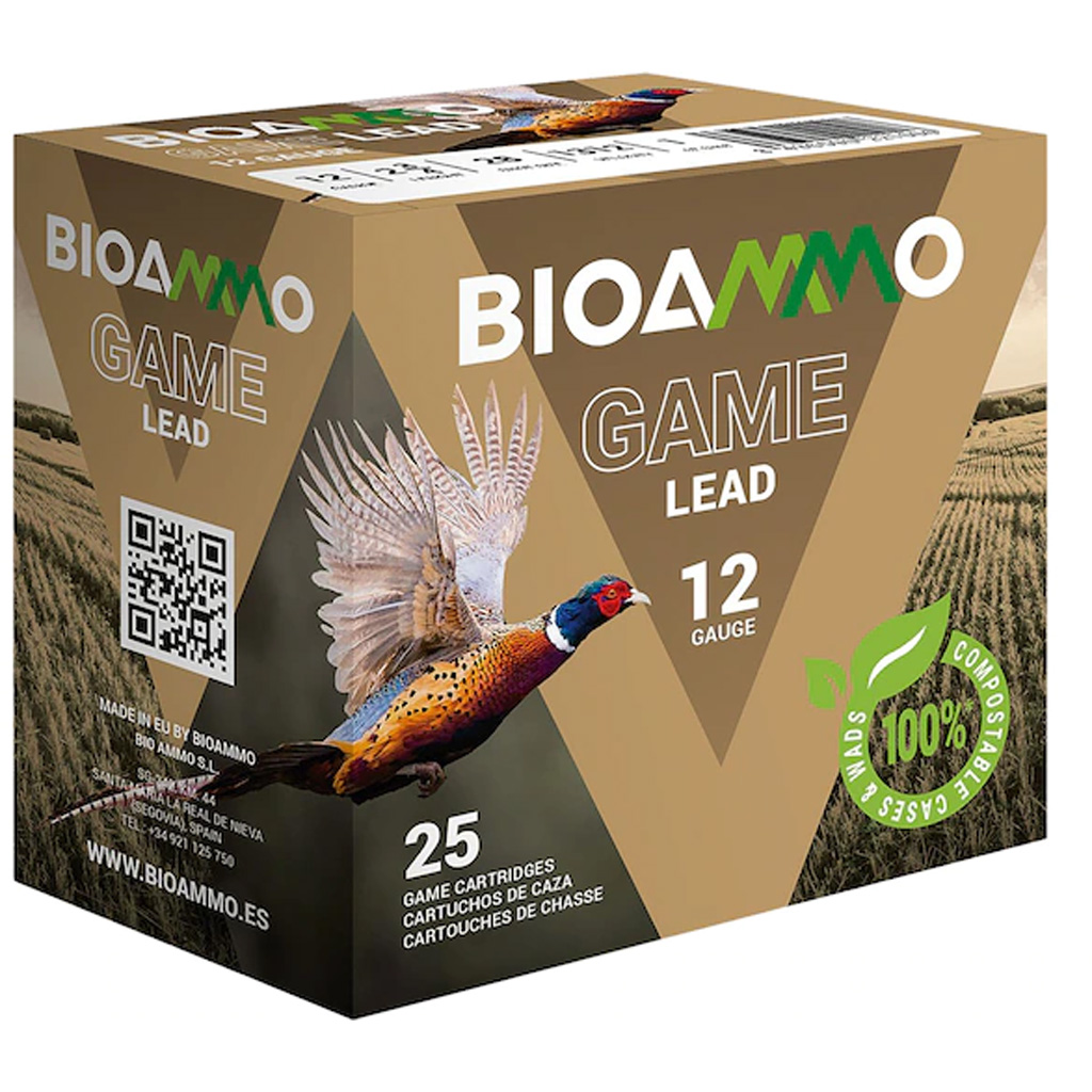 BIOAMMO Pheasant Shotgun Ammo 12 ga. 1 oz. 6 Shot Lead 25 rd.