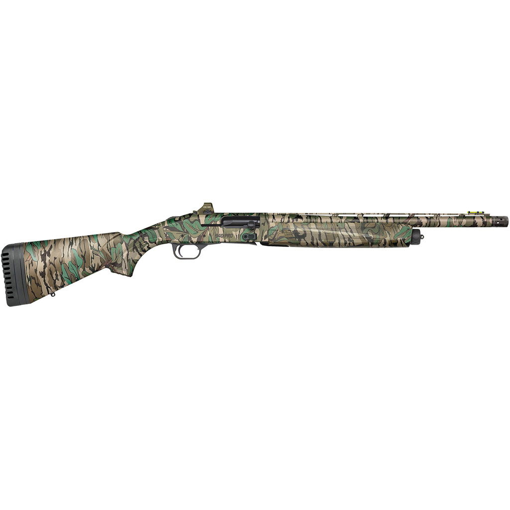 Mossberg 940 Pro Turkey Combo Shotgun 12 ga. 18.5 in Mossy Oak Greenleaf 3 in w/ Holosun