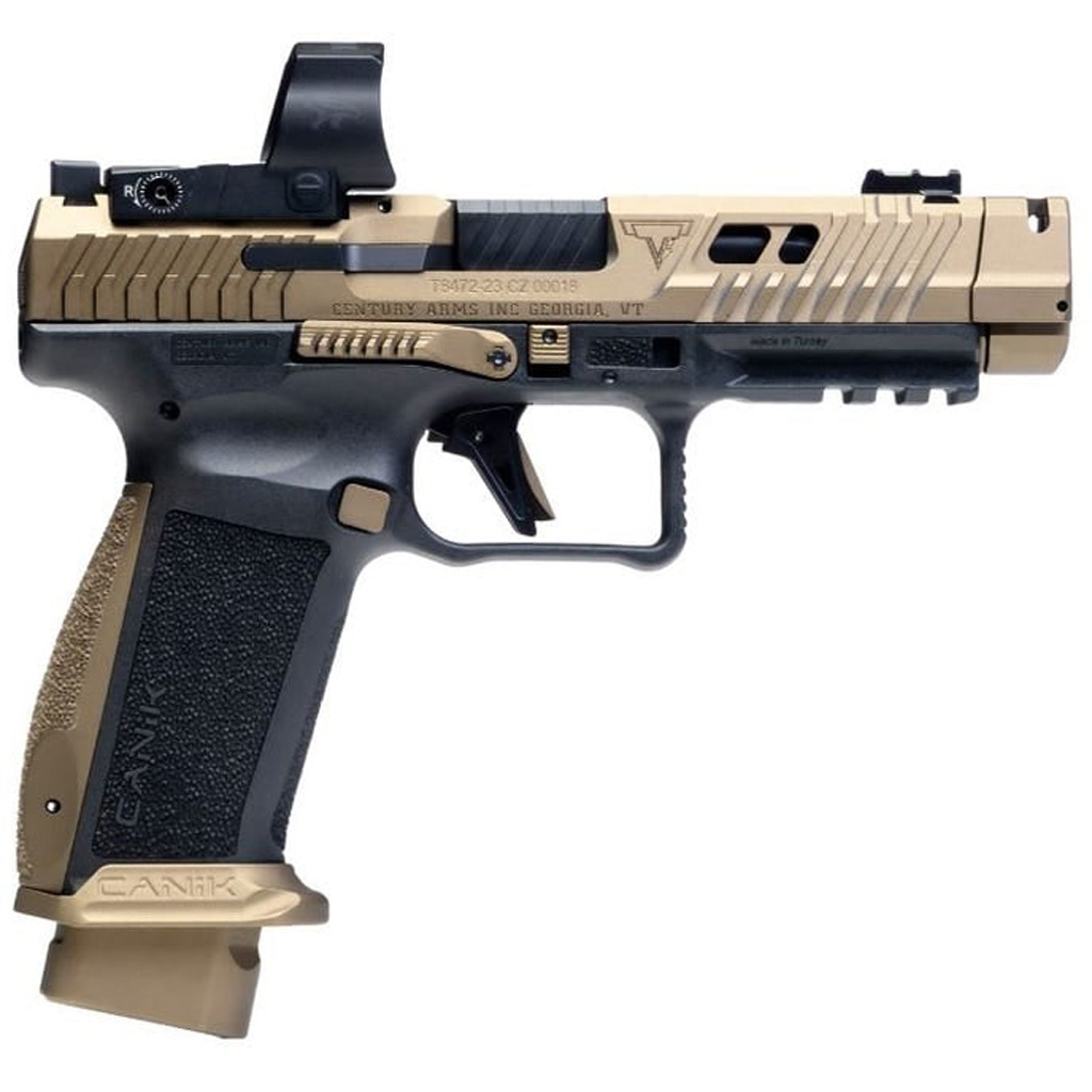 Canik TTI Combat Pistol 9mm 4.6 in. Bronze Mecanik Optic 18 rd.