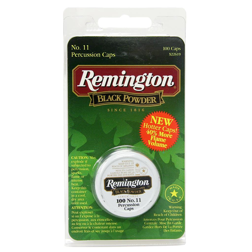 Remington Percussion Caps No. 11 100 pk. HAZMAT