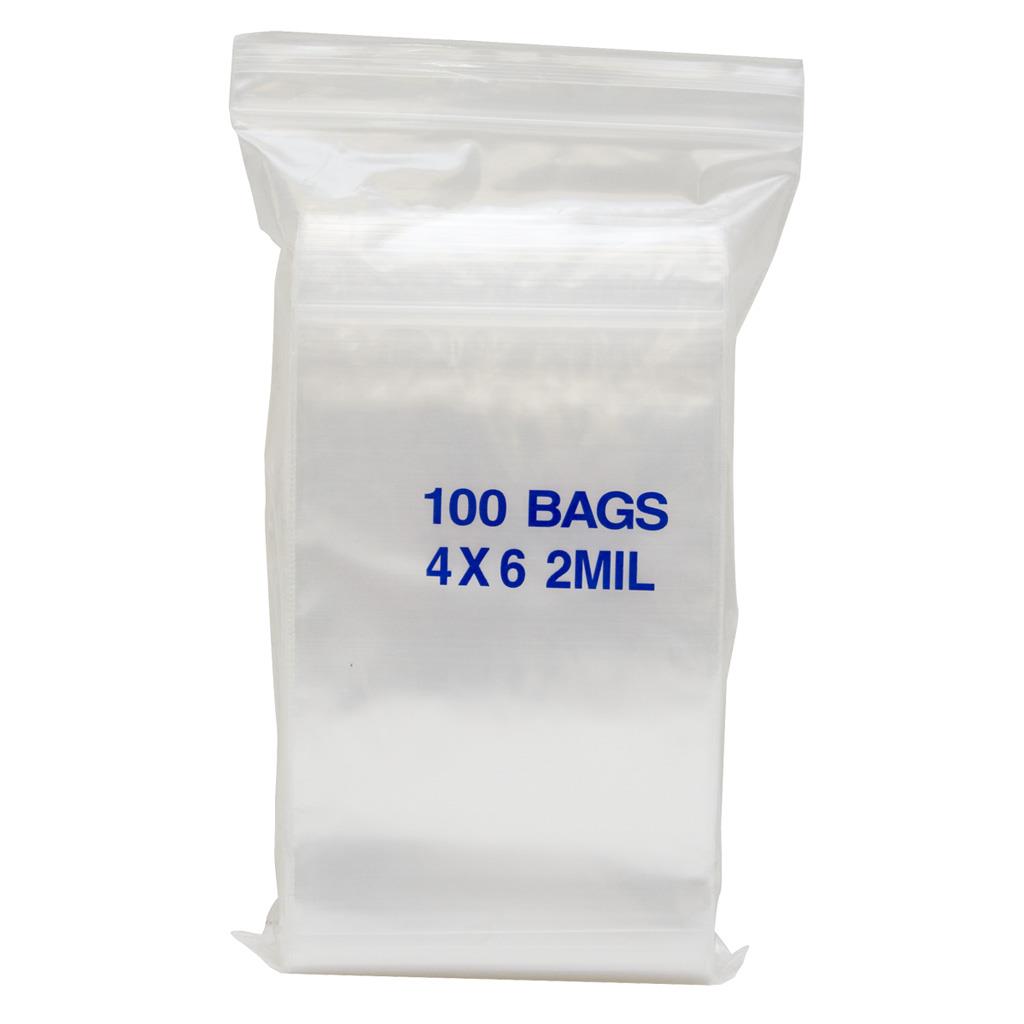 Plastic Bags 4x4 in. 100 pk.