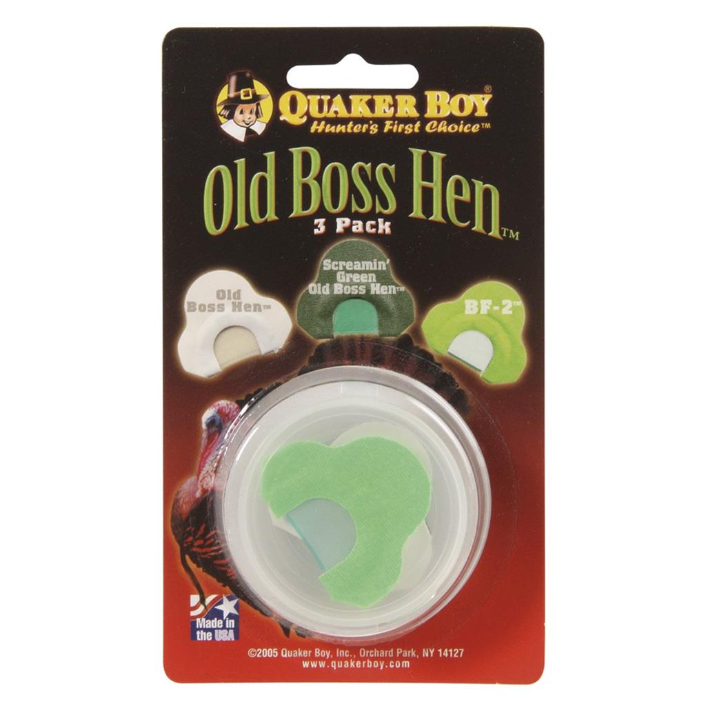 Quaker Boy Old Boss Hen Turkey Call 3 pk.