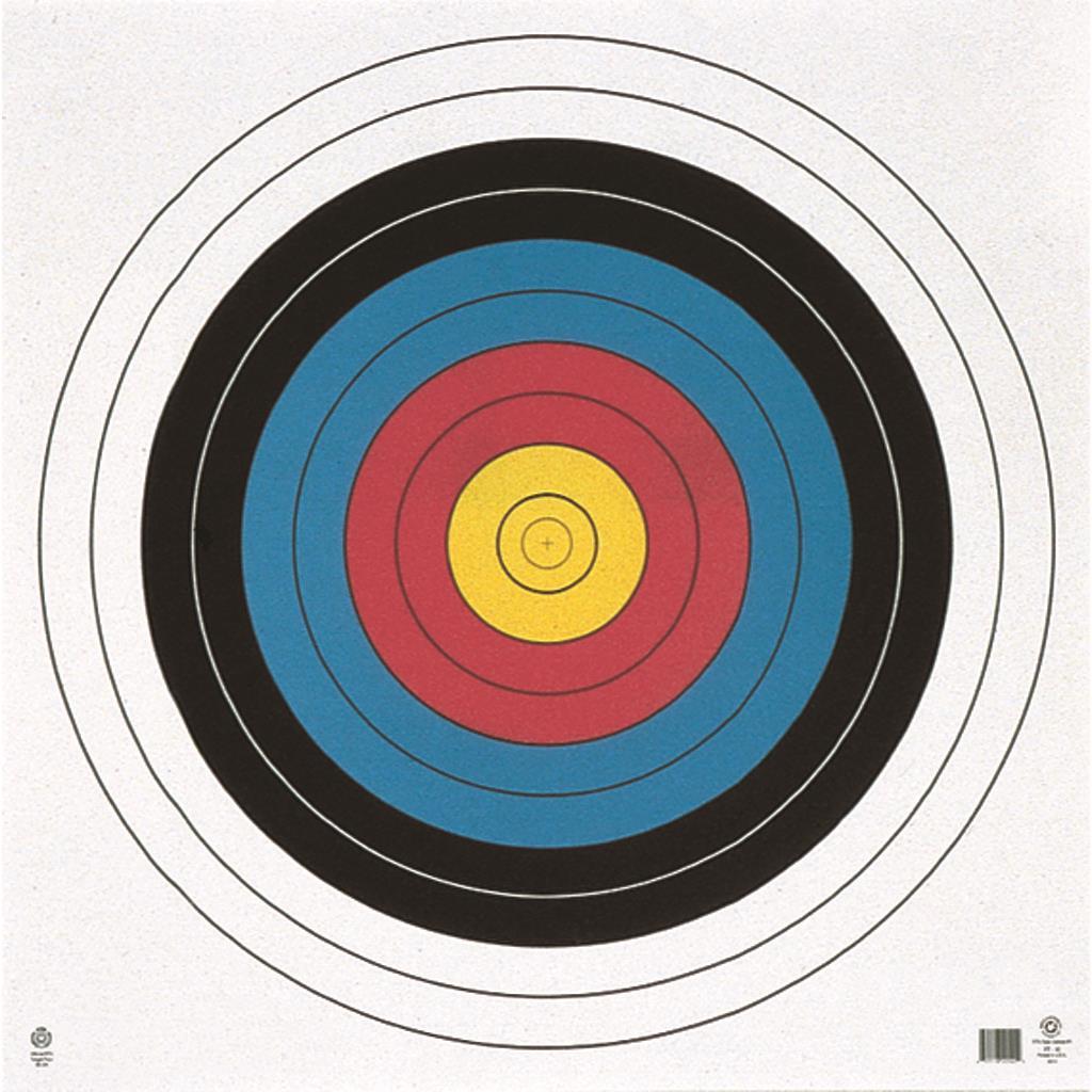 Maple Leaf Target Face FITA 10-Ring 80 cm.