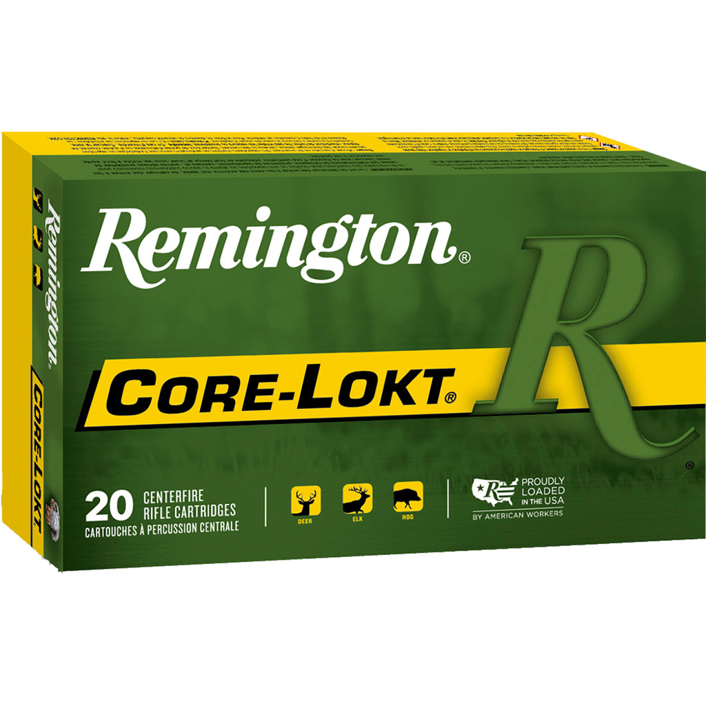 Remington Core-Lokt Centerfire Rifle Ammo 30-06 Sprg. 165 gr. Core-Lokt PSP 20 rd.