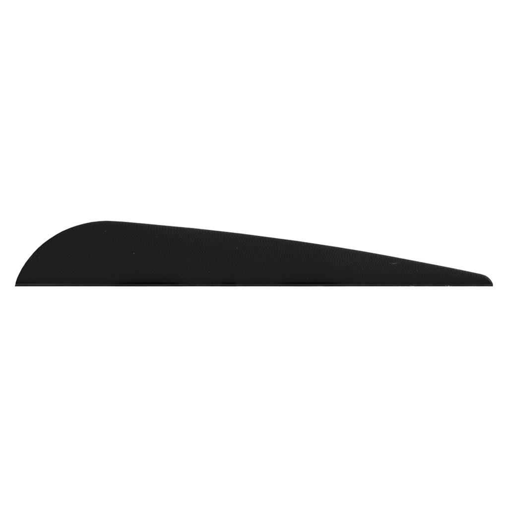 Bohning Bronco Vanes Black 4 in. 100 pk.