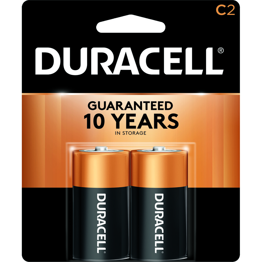 Duracell Coppertop Batteries C 2 pk.