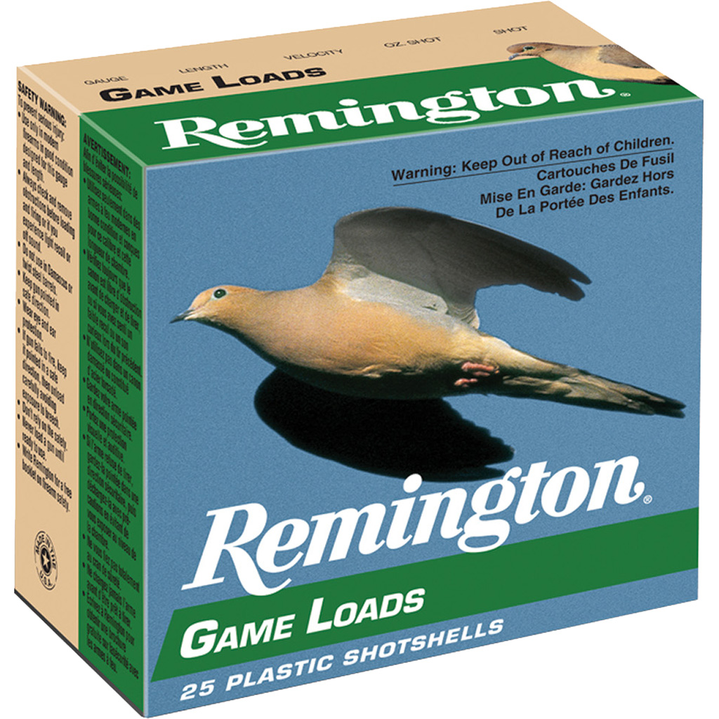 Remington Game Loads 12 ga. 2.75 in. 8 Shot 25 rd.