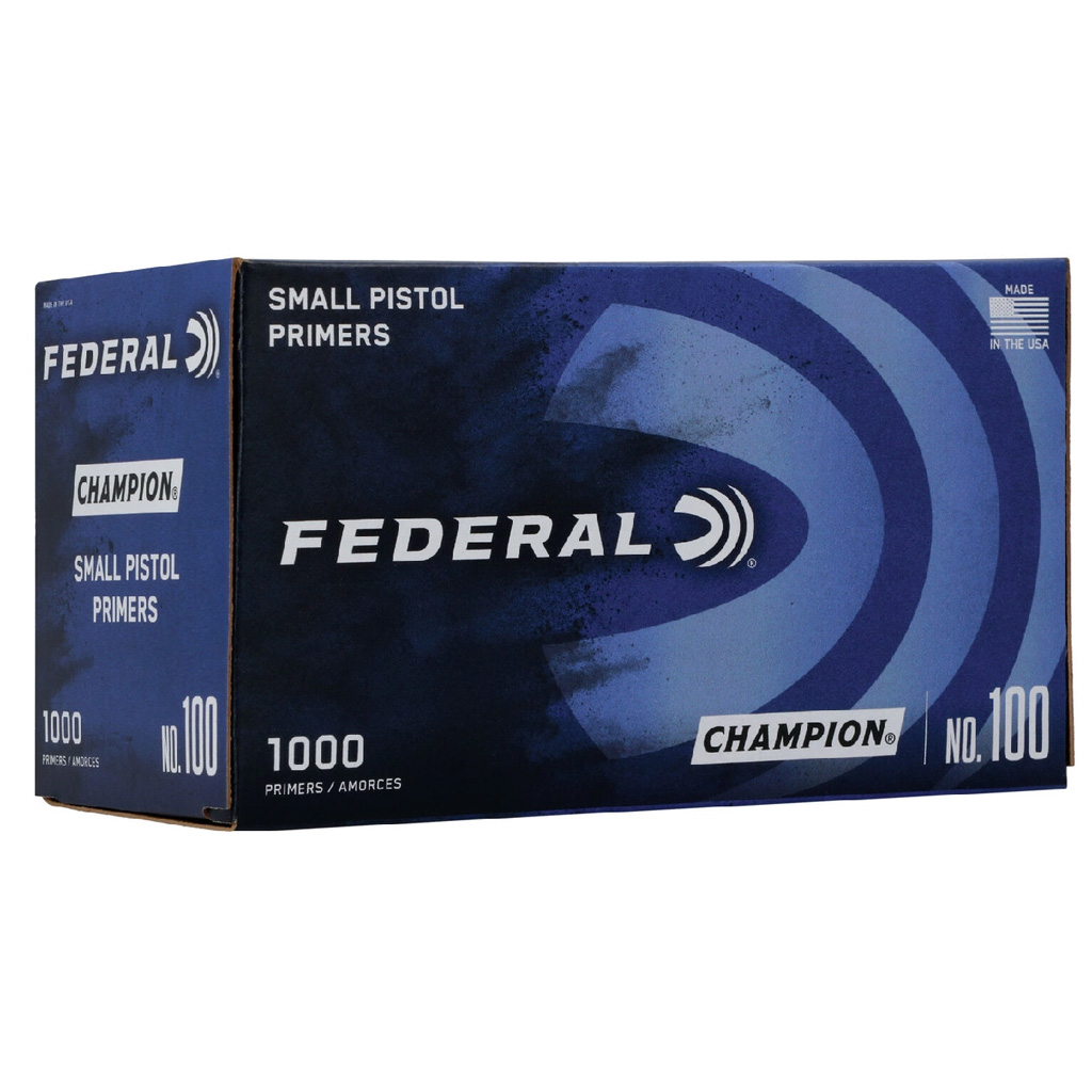 Federal Pistol Primers Small 1000 ct. HAZ