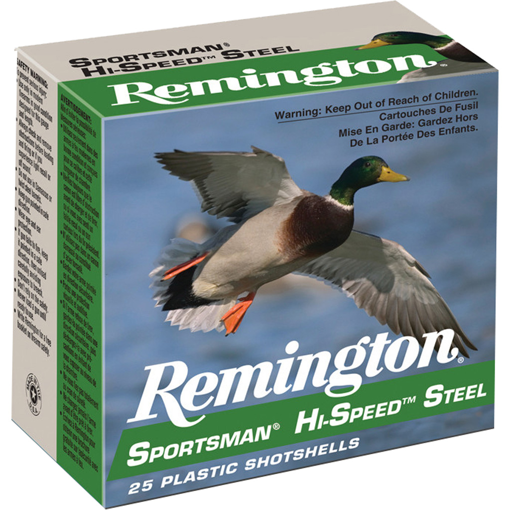 Remington Sportsman Hi-Speed Steel Loads 12 ga. 3 in. 1 1/4 oz. BB Shot 25 rd.