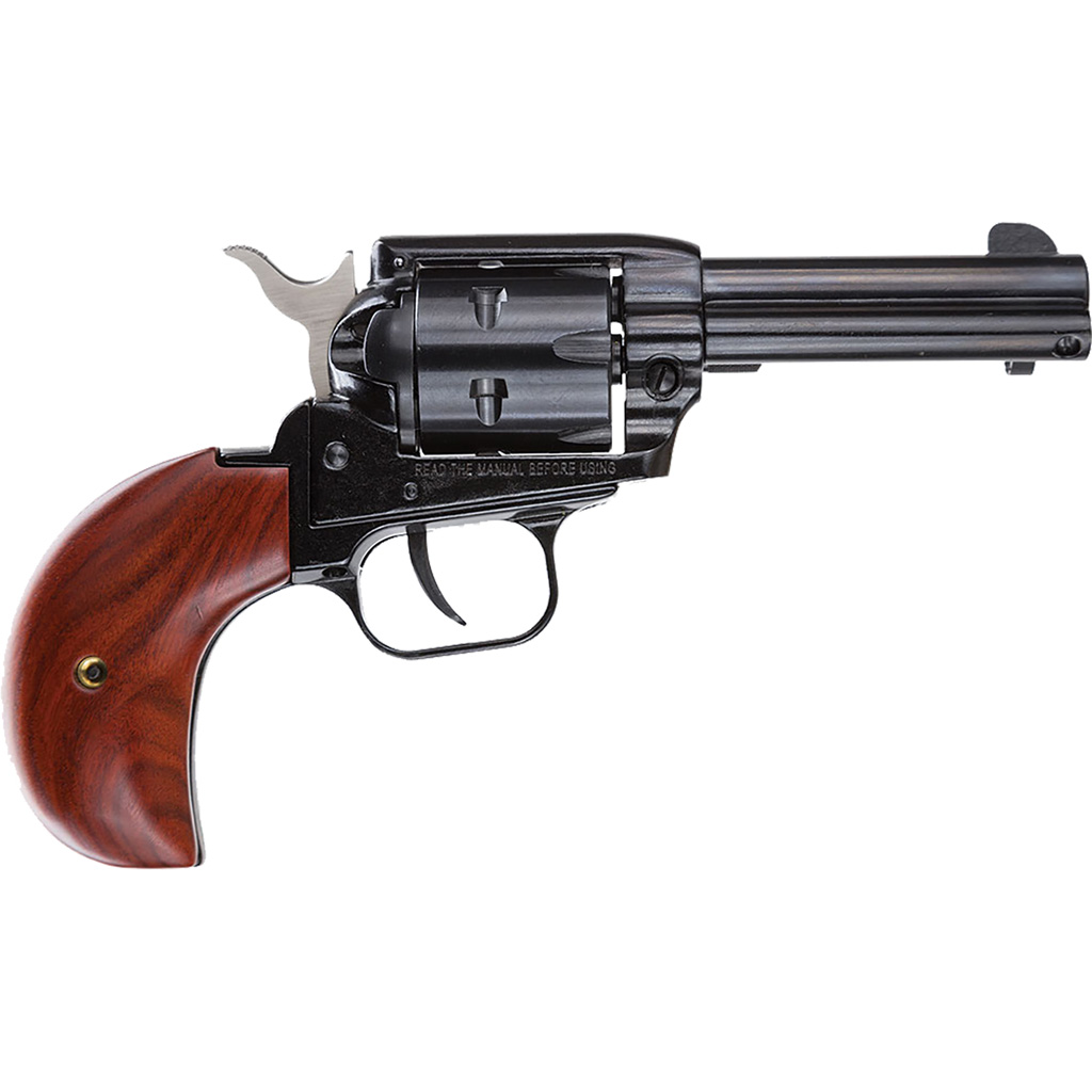 Heritage Rough Rider Revolver 22LR/22 mag 3.75 in. Blued/Birds Head Grips 6 rd.