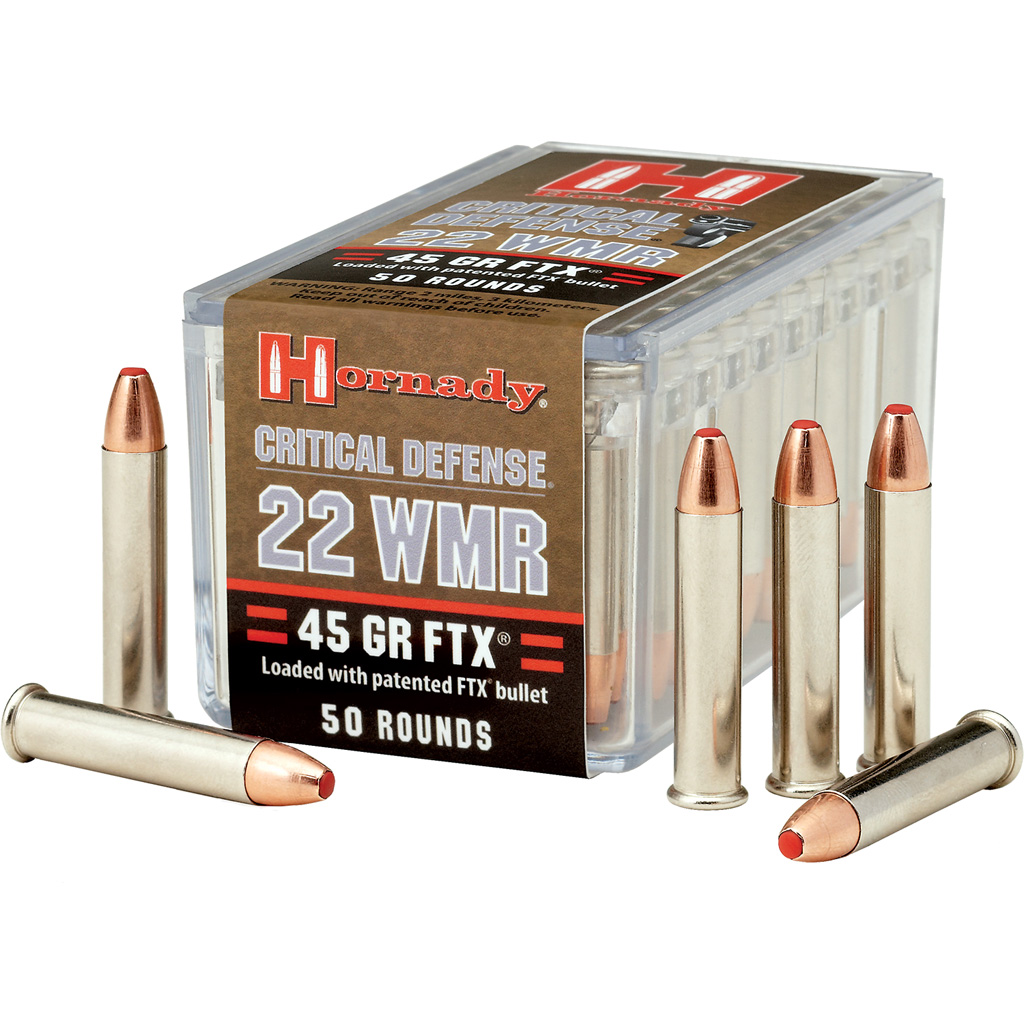 Hornady Critical Defense Rimfire Ammo 22 Mag 45 gr. Flex Tip eXpanding 50 rd.