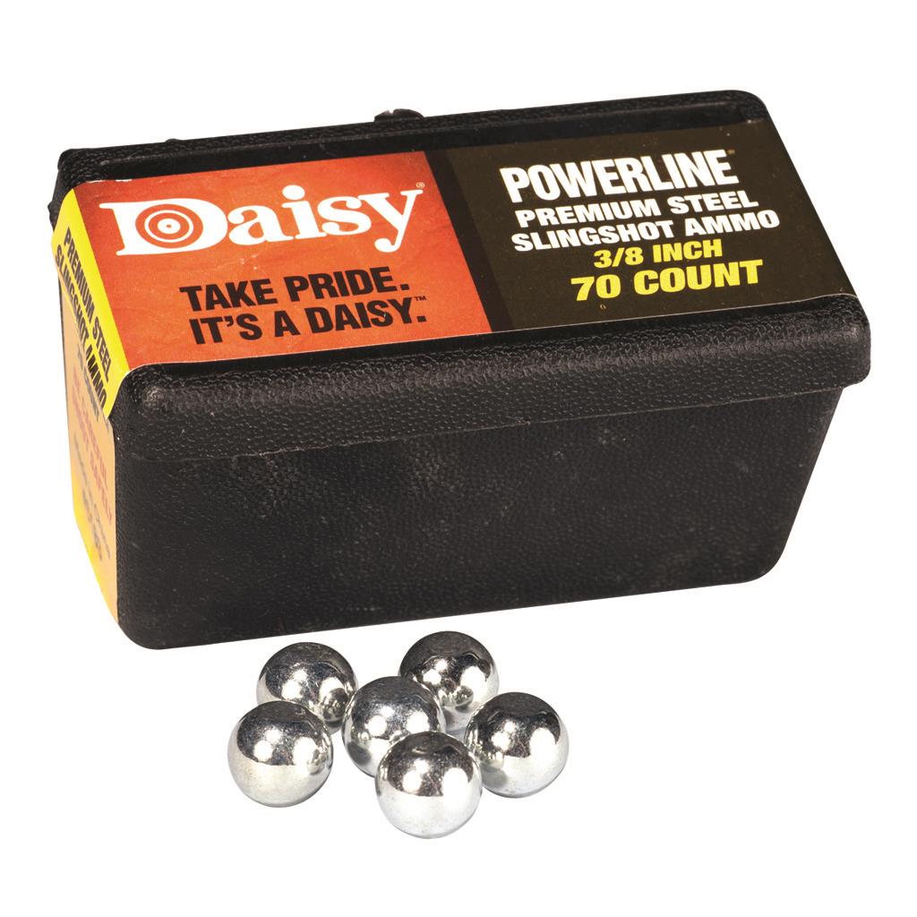 Daisy Slingshot Ammo Steel 3/8in. 75 ct.