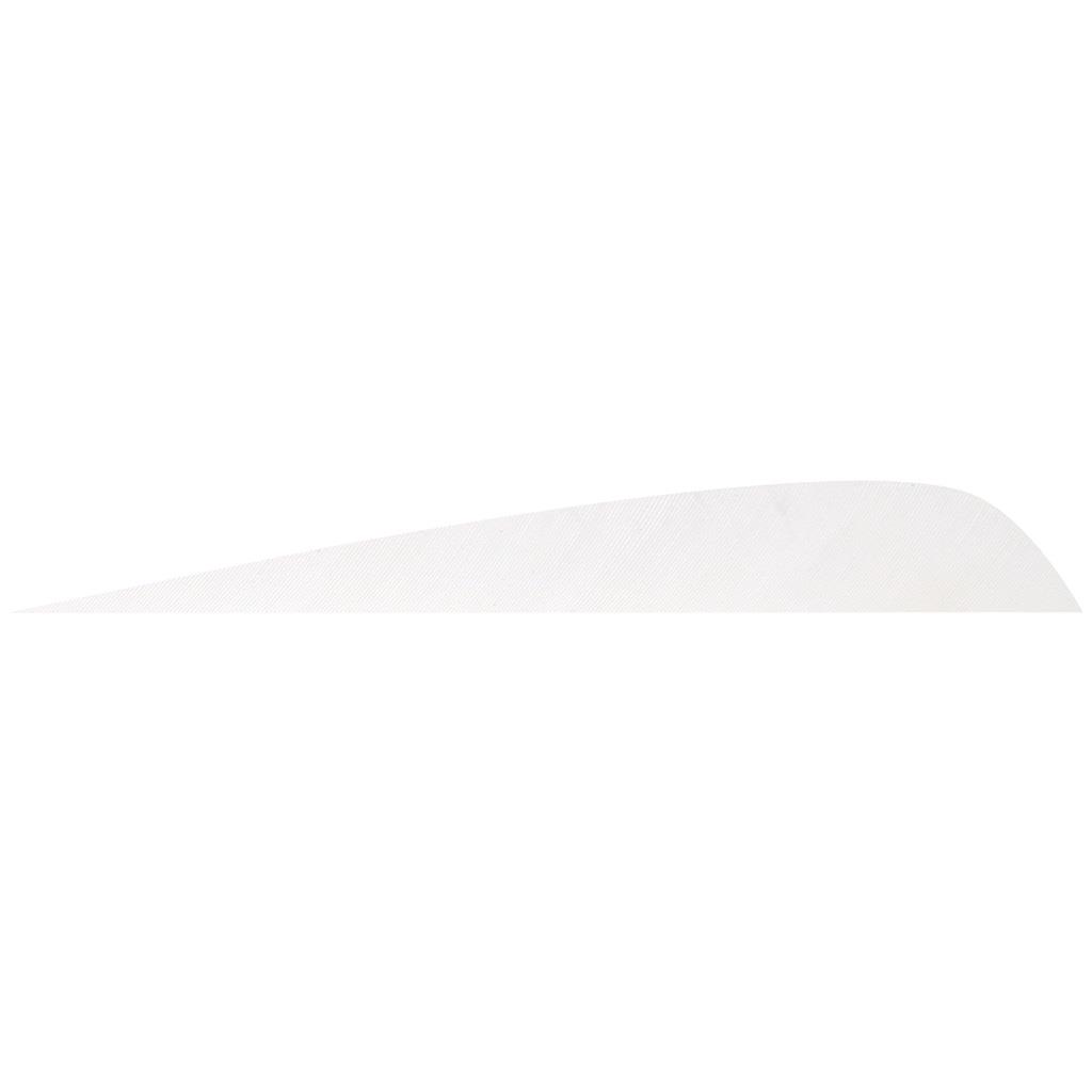 Gateway Parabolic Feathers White 5 in. RW 12 pk.