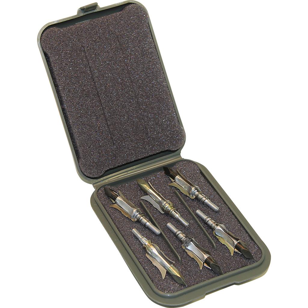 MTM Mechanical Broadhead Case Army Green