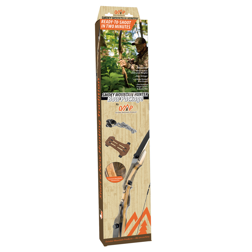 October Mountain Smoky Mountain Hunter Bow Package 62 in. 45 lbs. RH