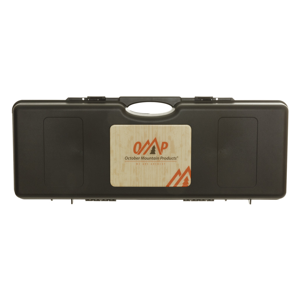 October Mountain Take-Down Recurve Hard Bow Case Black 33 in.