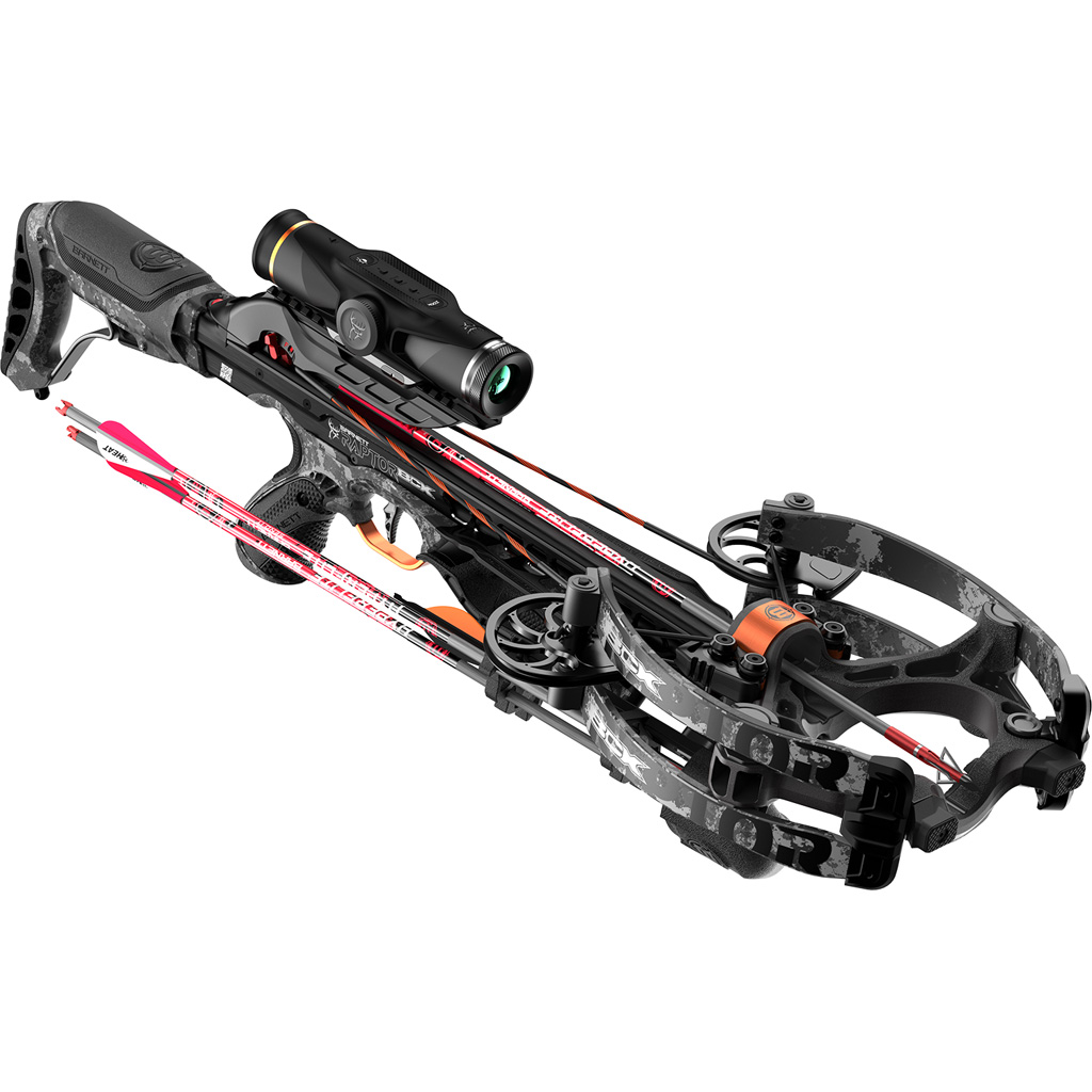 Barnett Hyper Raptor 425 BCX Crossbow Package BUK OPS Primetime Scope