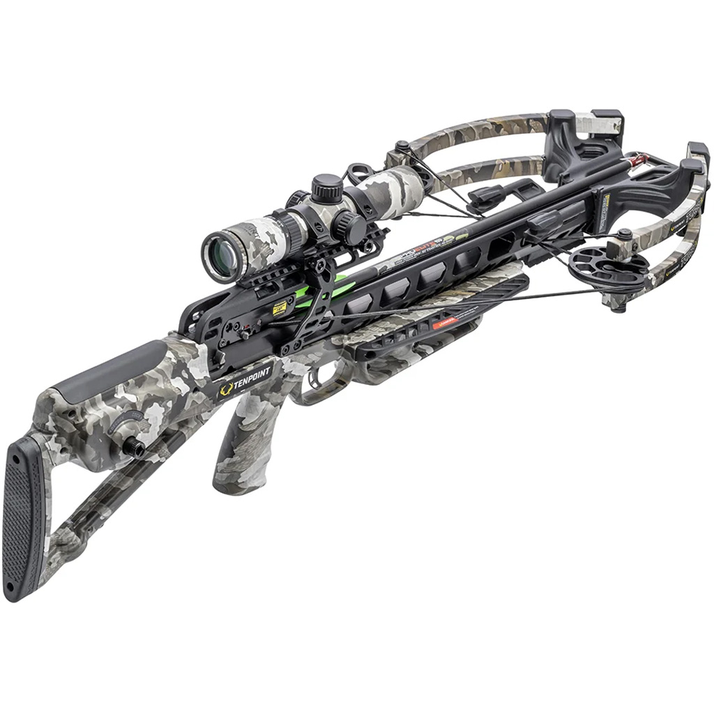 TenPoint Turbo X Crossbow Package ACUslide Rangemaster 100 Scope Vektra