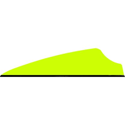 Q2i Fusion X-II SL Vanes Neon Yellow 1.75 in. 100 pk.