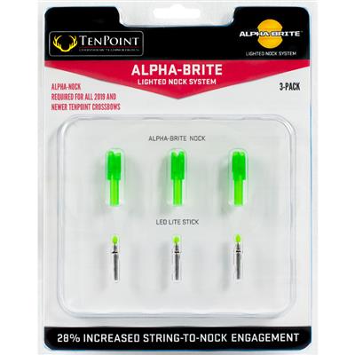 TenPoint Alpha Brite Lighted Nock System 3 pk.