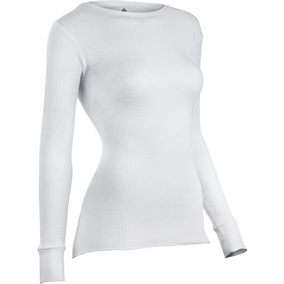 Indera womens Traditional Long Sleeve Thermal Top White X-Large