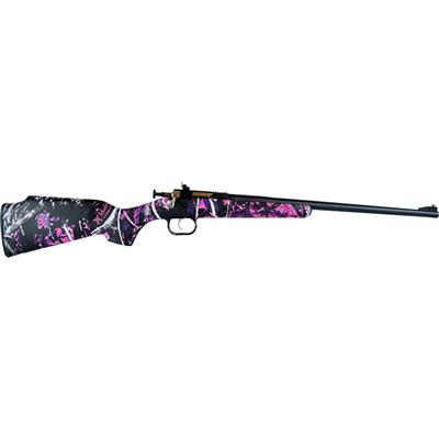 Keystone Crickett Hydro-Dipped Synthetic Rifle 22LR Muddy Girl Blued