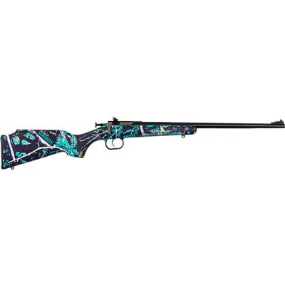 Keystone Crickett Hydro-Dipped Synthetic Rifle 22LR Muddy Girl Serenity Blued