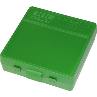 MTM Handgun Ammo Box 9mm and .380 ACP Green 100 rd.