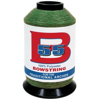 BCY B55 Bowstring Material Green 1/4 lb.