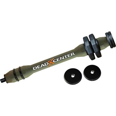 Dead Center Dead Silent Carbon V2 Stabilizer Green 8 in.